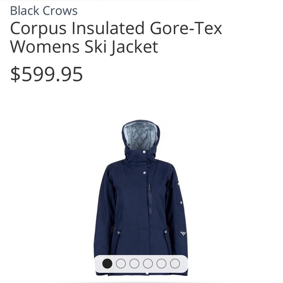Corpus Insulated Gore-Tex Womens Ski Jacket 🎿💙 NWOT - Picture 4 of 9